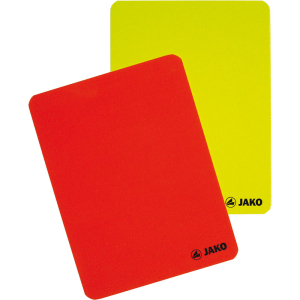 Jako Karten-Set Schiedsrichter rot/gelb