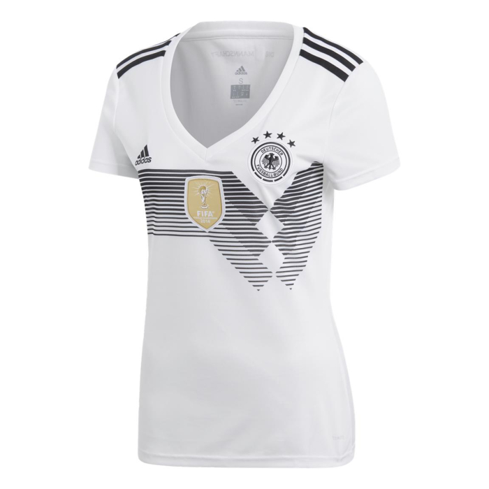 adidas DFB Home Jersey W Heimtrikot Damen WM 2018 - weiß - Größe 2XS