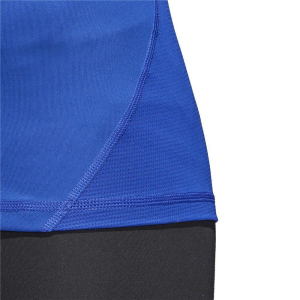 adidas Alphaskin Long Sleeve Funktionsshirt langarm - blau - Größe XL
