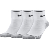 Nike Dry Lightweight Quarter Trainingssocken 3er Pack - weiß - Größe M (38-42)
