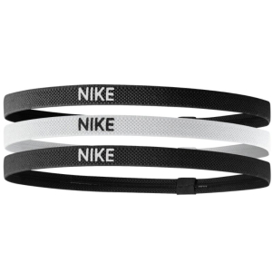 Nike Haarband 3er-Pack, schwarz-weiß