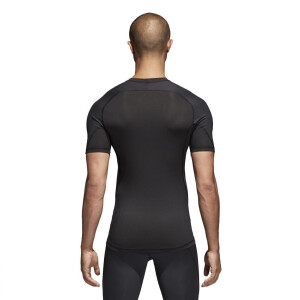 adidas Alphaskin Short Sleeve Funktionsshirt kurzarm - schwarz - Größe XS