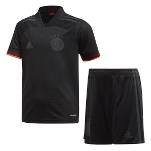 adidas DFB Auswärts Mini Kit Kinder EM 2020 - schwarz - Größe 92