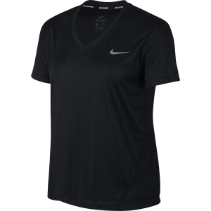 Nike Miler Laufoberteil Damen - schwarz - Größe 2XL