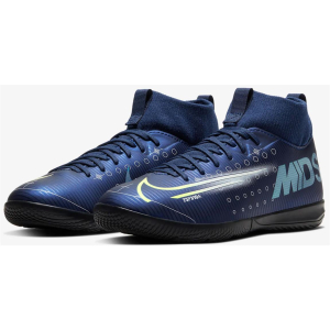 Nike JR Mercurial Superfly VII Academy MDS IC Hallenfußballschuhe Kinder - dunkelblau - Größe 38,5