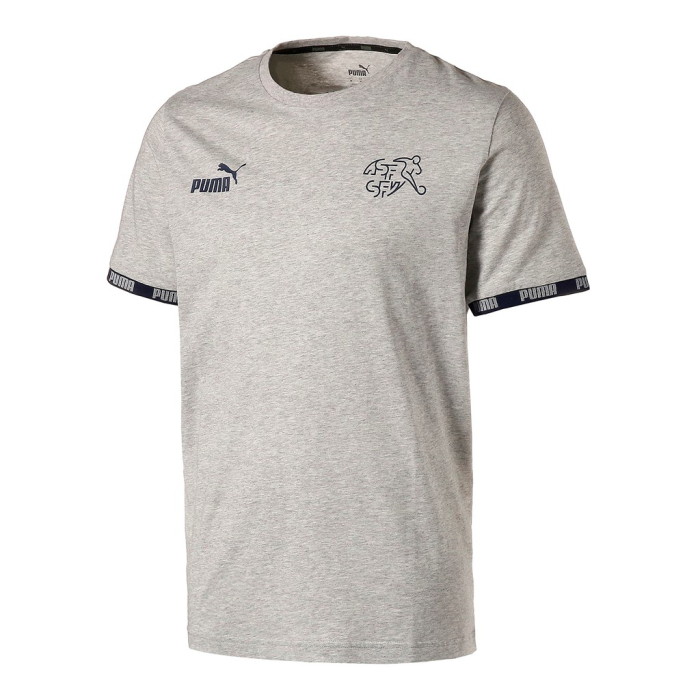 Puma SFV Schweiz Fan T-Shirt - grau - Größe S