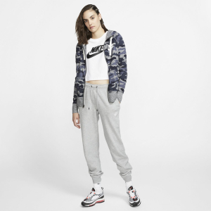 Nike Sportswear Essential Jogginghose Damen - grau - Größe M