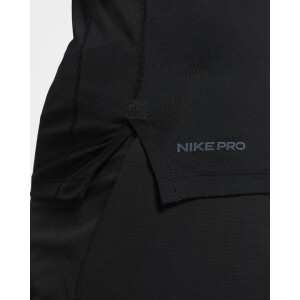 Nike Pro Funktionsshirt Herren Kurzarm - schwarz - Größe M