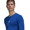 adidas Techfit Top Long Sleeve Funktionsshirt langarm - blau - Größe M