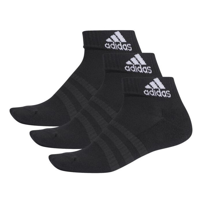 adidas Cushioned Ankle Socken 3er Pack - schwarz - Größe 46-48