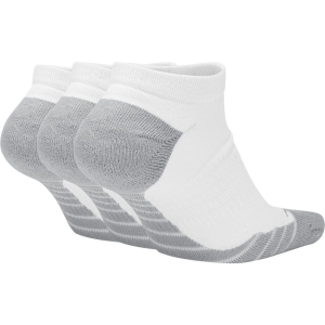 Nike Everyday Max Cushion Trainingssocken Ankle 3er Pack - weiß/grau - Größe S (34-38)