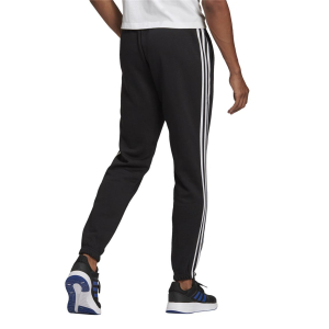 adidas Essentials 3 Streifen Jogginghose Herren - schwarz - Größe XL