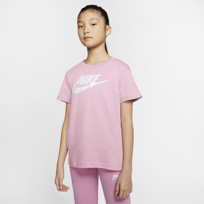 Nike Sportswear T-Shirt Baumwolle Kinder - pink - Größe XL (158-170)