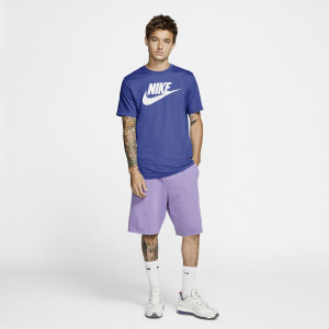 Nike Sportswear T-Shirt Herren Baumwolle - blau - Größe XL