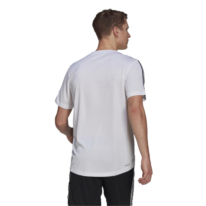 adidas 3-Streifen T-Shirt Herren - weiß - Größe XL