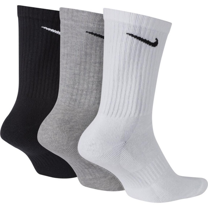 Nike Everyday Cushion Crew Trainingssocken 3er Pack - schwarz/weiß/grau - Größe XL (46-50)