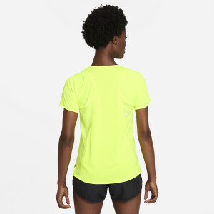 Nike Dri-Fit Race Laufshirt Damen - gelb - Größe S