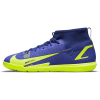 Nike JR Mercurial Superfly VIII Academy IC Hallenfußballschuhe Kinder - blau - Größe 32