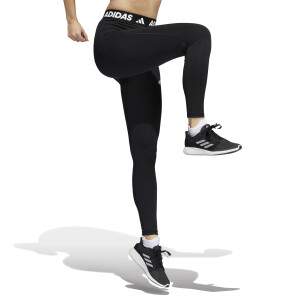 adidas Techfit 3BAR Long Tight Leggings Damen - schwarz - Größe XS