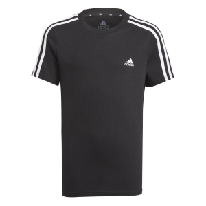adidas B 3-Streifen T-Shirt Baumwolle Kinder - schwarz -...