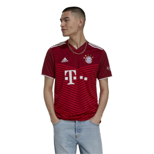 adidas FC Bayern München Heimtrikot Herren 2021/22 - rot - Größe S