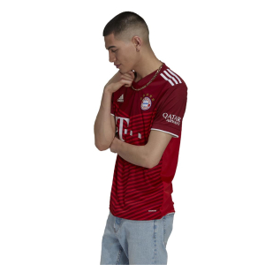 adidas FC Bayern München Heimtrikot Herren 2021/22 - rot - Größe S