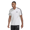 adidas Essentials 3-Streifen Poloshirt Baumwolle Herren - weiß - Größe XL