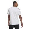 adidas Essentials 3-Streifen Poloshirt Baumwolle Herren - weiß - Größe XL