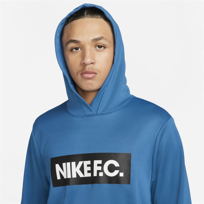 Nike F.C. Kapuzenpullover Herren - blau - Größe L