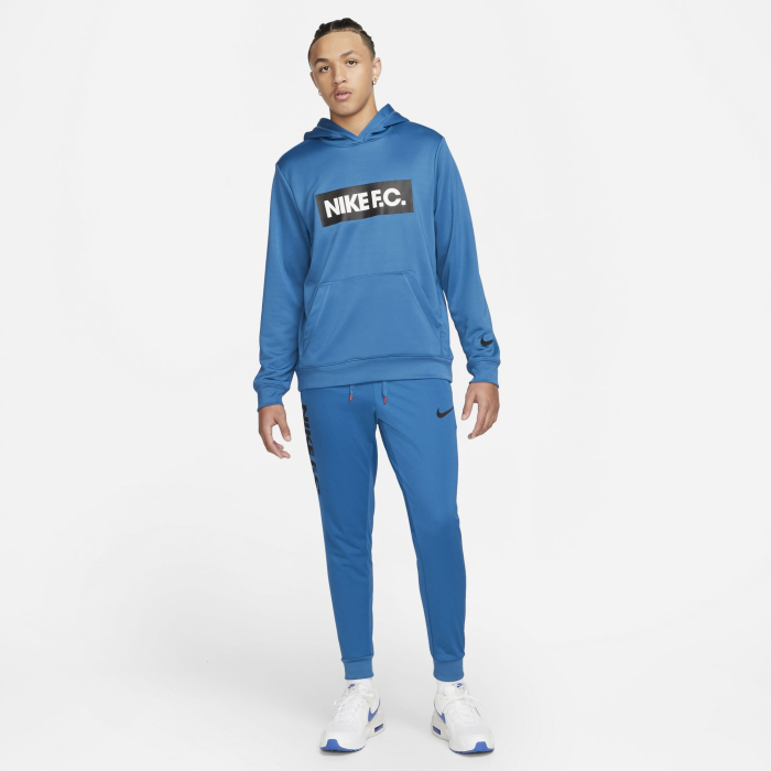 Nike F.C. Kapuzenpullover Herren - blau - Größe M
