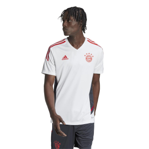 adidas FC Bayern München Trainingstrikot Herren - weiß - Größe XL