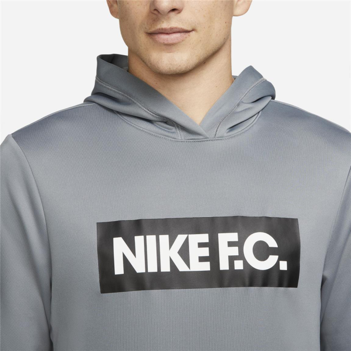 Nike F.C. Kapuzenpullover Herren - grau - Größe L