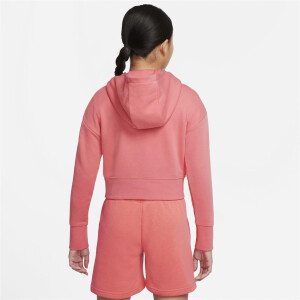 Nike Sportswear Club Kapuzenpullover Baumwolle Kinder - pink - Größe S (128-137)