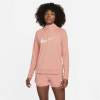 Nike Dri-Fit Swoosh Run Midlayer Laufshirt Langarm Damen - apricot/rosa - Größe XS