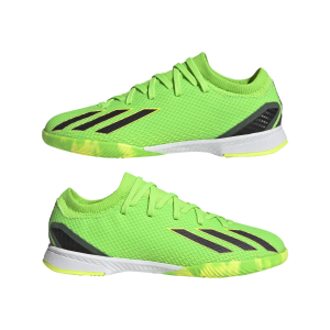 adidas X Speedportal.3 IN J Hallenfußballschuhe Kinder - grün - Größe 35