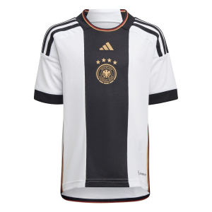 adidas DFB Heim Mini Kit Kinder WM 2022 - weiß - Größe 116