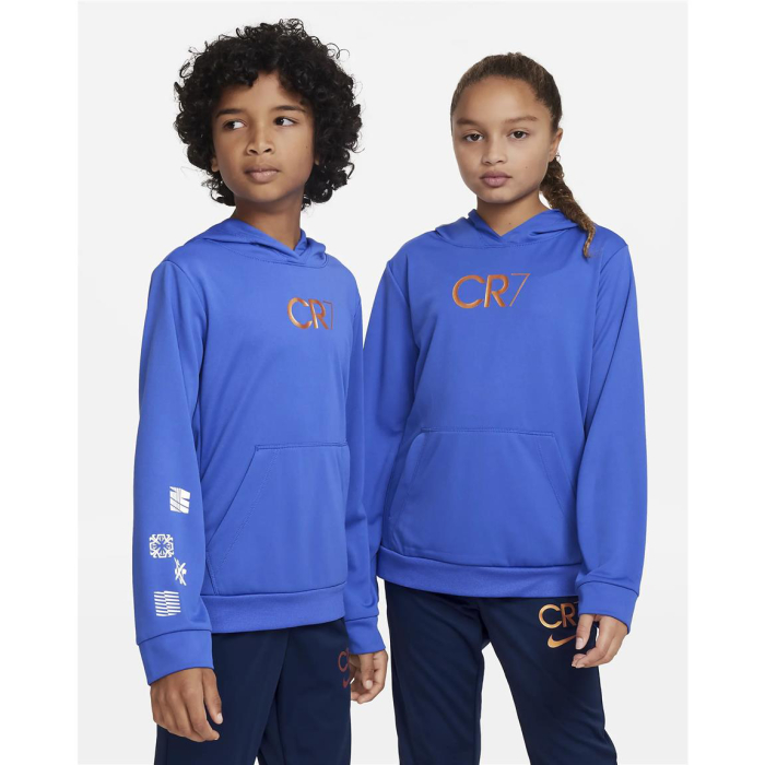 Nike CR7 Kapuzenpullover Kinder - blau - Größe S (128-137)