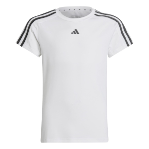 adidas Girls Aeroready 3-Streifen T-Shirt Kinder - HR5774