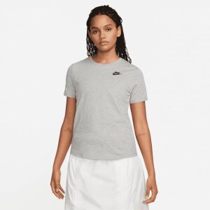 Nike Sportswear Club Essentials T-Shirt Baumwolle Damen -...